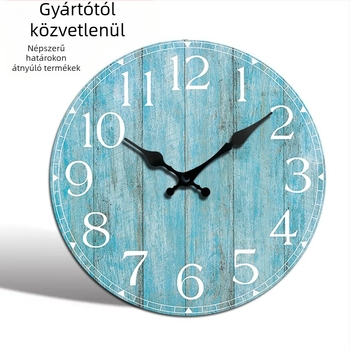 Fali óra CQ-2035 | Quarz Seiko mozgás | Fa számlap | Elemről működik | Kerek, egyszerű dizájn