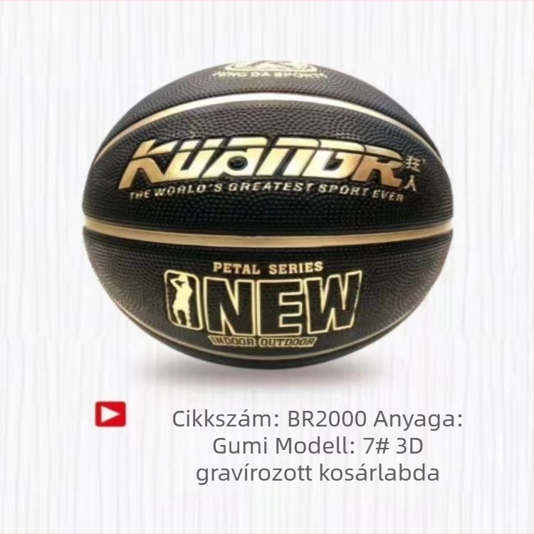Mad Man 7-es méretű gumikosárlabda – beltéri és kültéri edzéshez