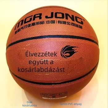 Méret 7, kopásálló edzőkosárlabda belső és külső pályákra, kék