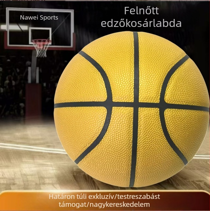 Arany TPU/PU kosárlabda fiataloknak, általános- és középiskolások számára, No.4–No.7, edzés és versenyek