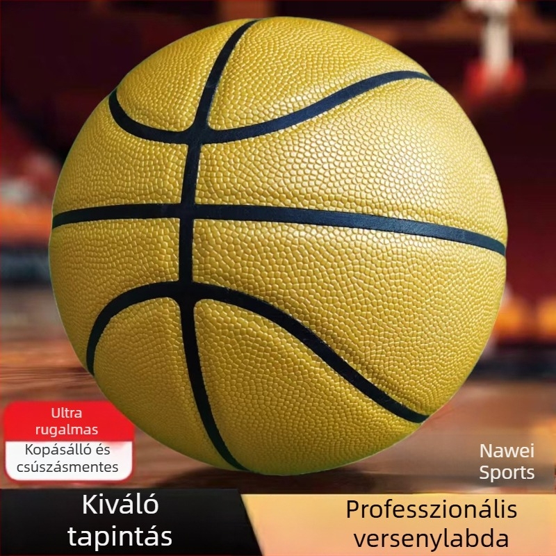 Arany TPU/PU kosárlabda fiataloknak, általános- és középiskolások számára, No.4–No.7, edzés és versenyek