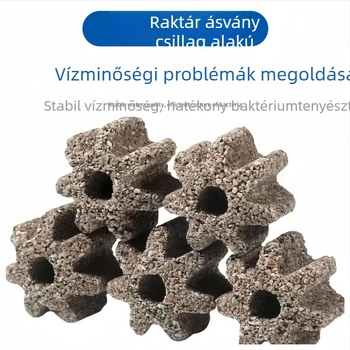 Maibao Akváriumi Szűrőanyag Nyers Érből – Üreges Golyók, Tégla Darabok és Nyolcszögletű Részek