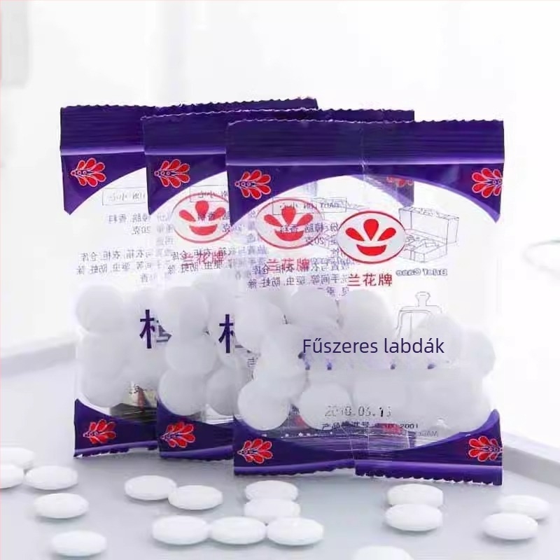 Páratartó golyók rovarriasztó és gardrób illatosító, kámfor golyó