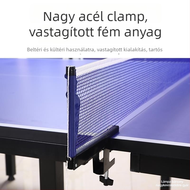 Asztalitenisz hálóváz – alumíniumötvözet – háló és állvány