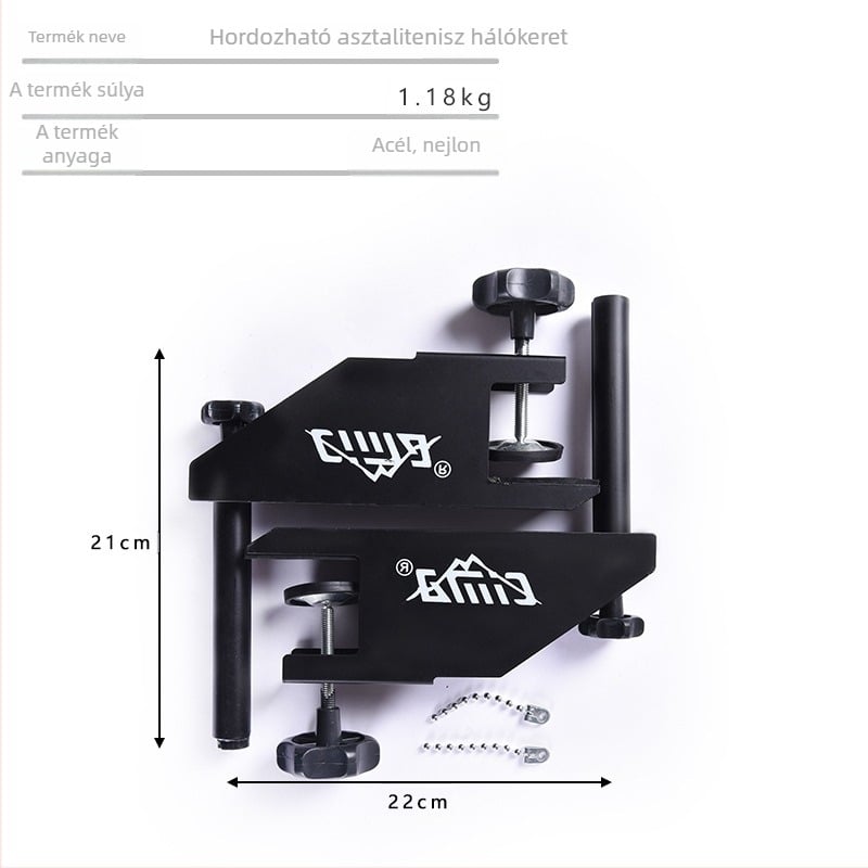 Asztalitenisz hálókeret – fém, tömeg 14.5, Márka Cima, CM-T120