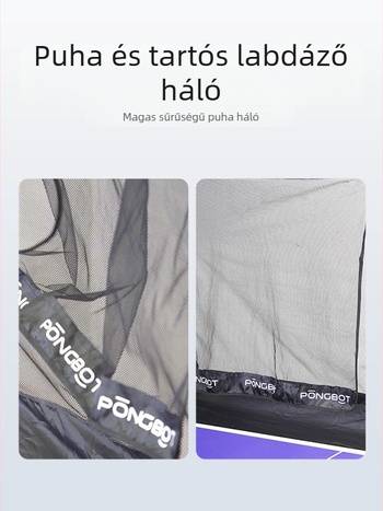 Hordozható asztalitenisz labdák tartója hálóval