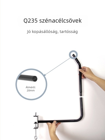 Hordozható asztalitenisz labdák tartója hálóval