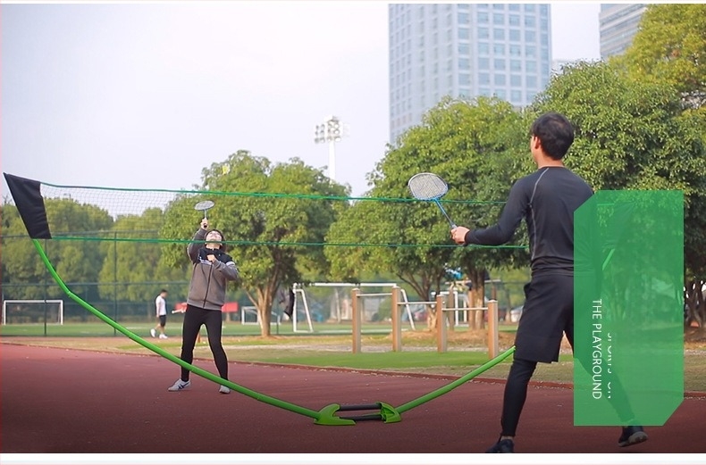 Gaiwei hordozható összecsukható badminton hálóváz – kültéri használatra, alkalmas badmintonhoz és más labdajátékokhoz