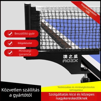 Könnyen hordozható asztali tenis háló állvánnyal – standard asztalokhoz, univerzális kompatibilitás
