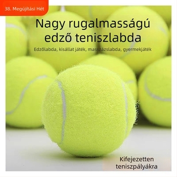 100 darab edzőteniszlabda kezdőtől haladóig, kopásálló és tartós
