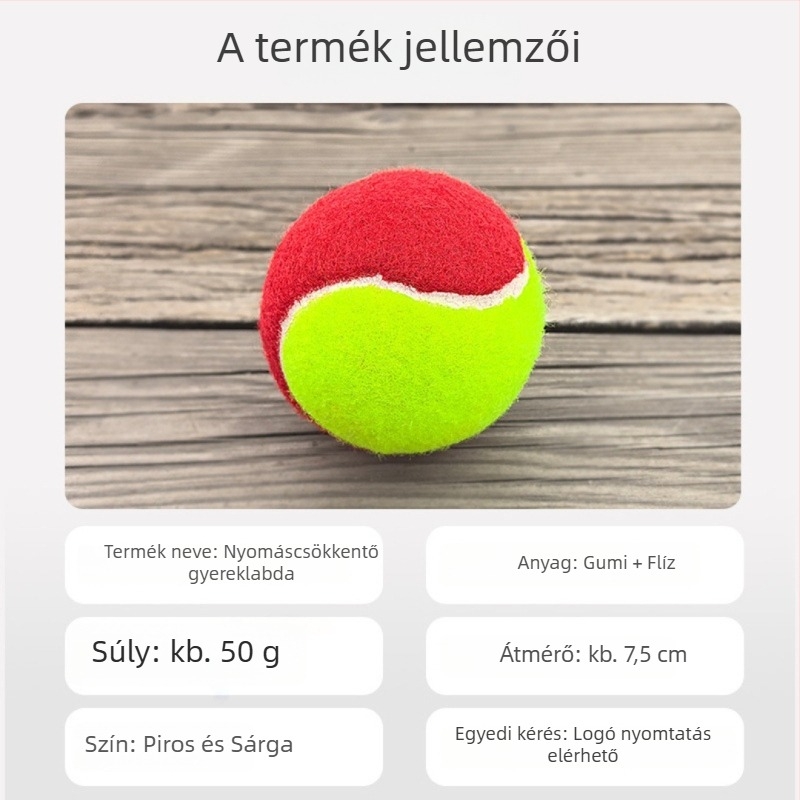 Ifjúsági tenisz edzőlabda, gumi, Linyi eredetű, elérhető testreszabás és logónyomtatás