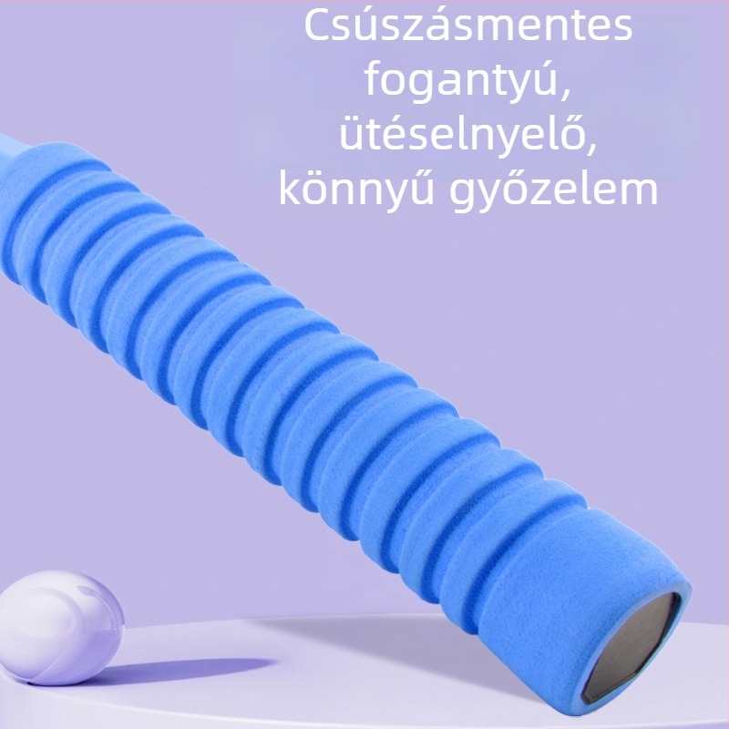 Felnőtteknek szánt tollaslabdaütő készlet – kettős ütő, vasötvözet váz, nylon húrok, 95–100 g tömeg, oldalsó ütés