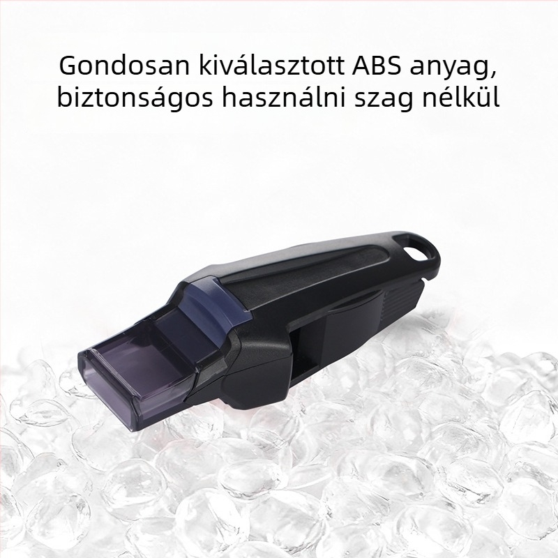 Sportbíró síp ABS anyagból, logónyomás elérhető, alkalmas futásra és labdajátékokra (futball, kosárlabda, röplabda, tollaslabda, tenis), 500 darabos csomag