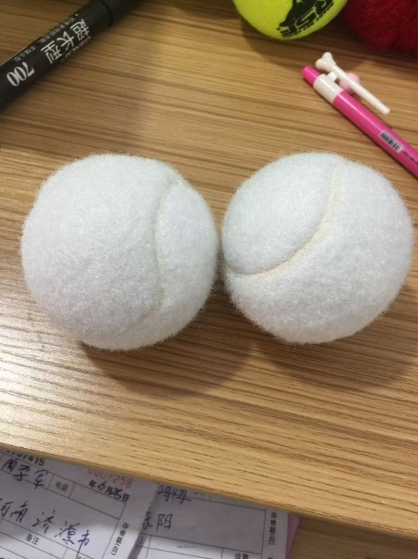 Thunder Teniszlabda – Gumiból készült edzőlabda kiváló rugalmassággal, Can logó nyomtatására, Nem testreszabható, Ideális fitneszhez, edzésekhez és teniszezéshez