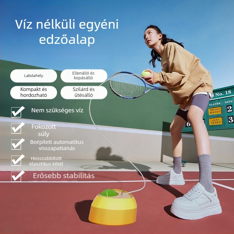 Han Jue tenisz edzőbázis vasmagú ABS/PE/EVA, testreszabható
