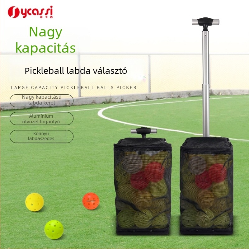Sycassi/Xu Cassi Pickleball labdagyűjtő, professzionális, egykezes működés