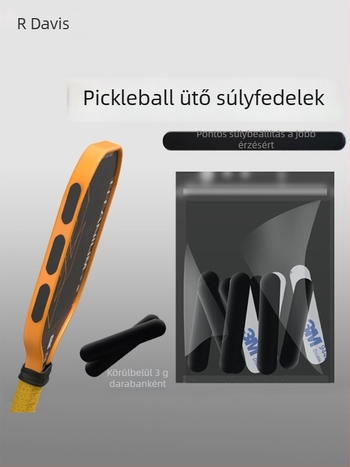 Pickleball ütő súlyozó matrica 3M ragasztóval, önragasztó ólomlemez, szénszálas, Devils márka, testreszabható
