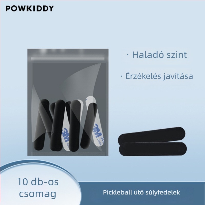 Pickleball ütő súlyozó matrica 3M ragasztóval, önragasztó ólomlemez, szénszálas, Devils márka, testreszabható