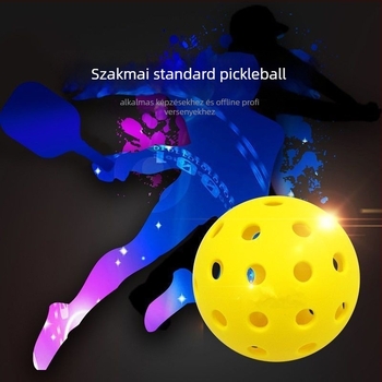 Pickleball szabványlabda beltéri és kültéri használatra, nagy visszapattanó képességgel, kezdőknek