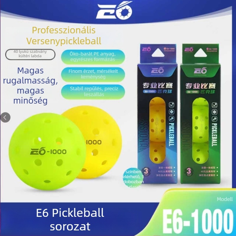 Lanwei professzionális verseny pickleball, 40 lyukú, forgóöntés, 275 g