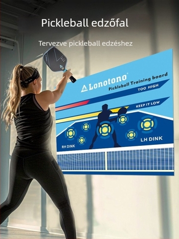 Pickleball edző falikép matrica – kezdőknek, falra célzó edzés; Márka: Other; Anyag: Paper; Súly: 700±