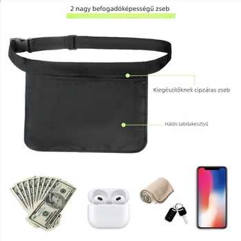 Chongbo Oxford vászon labda tároló táska golfhoz, tenishez és pickleballhez – Többfunkciós sporttáska övre, testreszabható