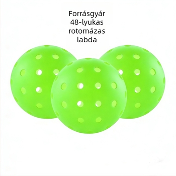 Pickleball labda - 48 lyuk, műanyag, 26,5 g - kültéri használat, integrált visszapattanás