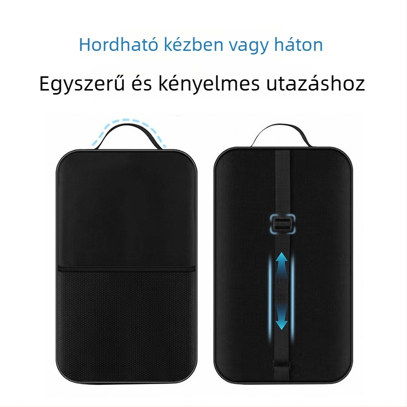 Pickleball ütő táska fedéllel, hordozható üvegszálas tok (42×24×6 cm)