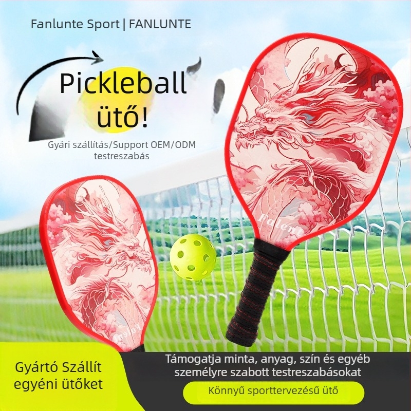Farent pickleball ütő készlet – teljes készlet, fa, 775 g, gyermekeknek és felnőtteknek