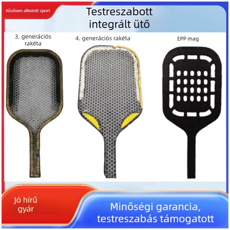 Pickleball ütő, T700 szénszálas, matt textúra, OEM márka, 230±10 g