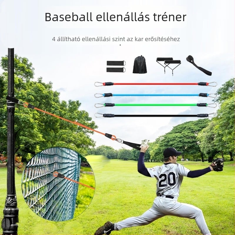 Baseball dobó edző – kültéri karerő-ellenállás szalag, baseball és softball edzéséhez, tiniknek és felnőtteknek