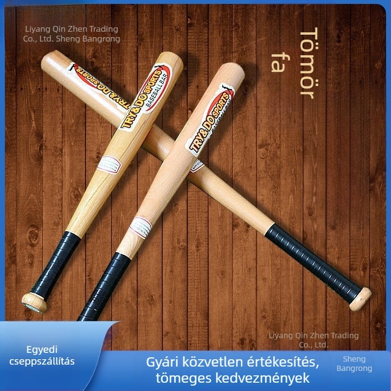 Otthoni használatra készült tömörfa baseballütő – keményfa edzőütő