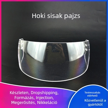 Hoki sisak védő szemüveggel, polikarbonát pajzs, UV védelem, védelem a széltől és esőtől, egész évben használható