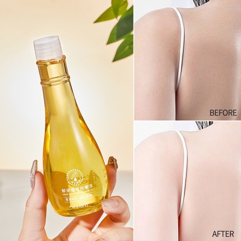 Xuan Luo Lan Friss Gyümölcs Olíva Masszázs Olaj – a testre, hidratáló, gyorsan felszívódó, 150 ml