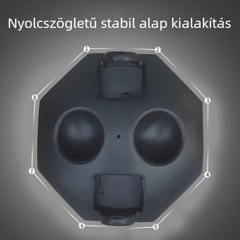 Beltéri asztalitenisz-edző — belső használatra, rugalmas tengely és szívócsésze, ABS test