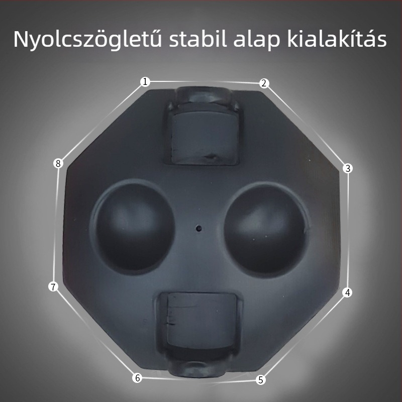Beltéri asztalitenisz-edző — belső használatra, rugalmas tengely és szívócsésze, ABS test