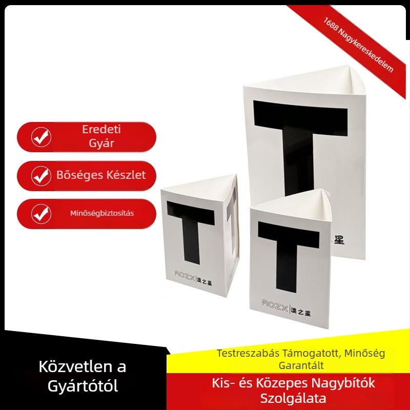 Asztalitenisz-bíró T-kártya (T alakú) kartonból