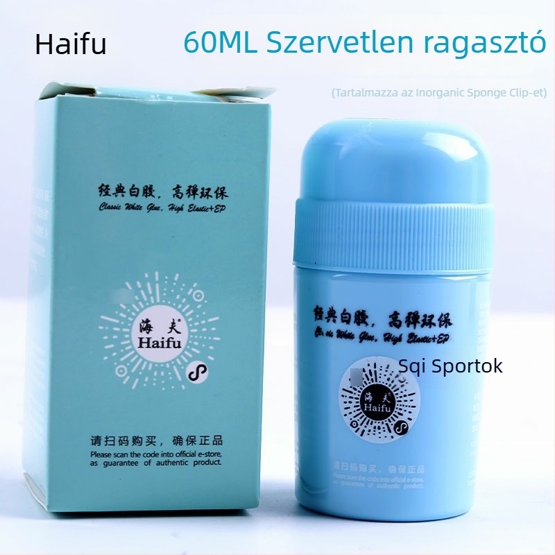 Asztaliteniszütőhöz való inorganikus ragasztó - Vízoldható, 60 ml