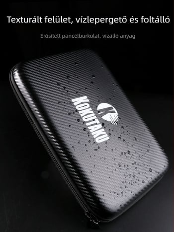 Kokutaku merev, négyszögletes pingpongütő táska, nagy kapacitású, hordozható, vízálló, Oxford anyag