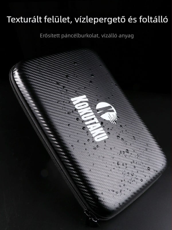 Kokutaku merev, négyszögletes pingpongütő táska, nagy kapacitású, hordozható, vízálló, Oxford anyag