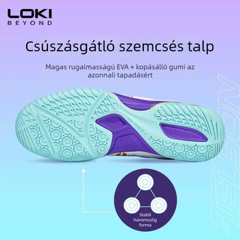 Stinger asztalitenisz cipő felnőtteknek, uniszex, marhaín-talppal