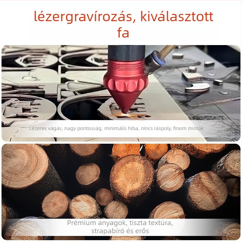 Fából készült 3D puzzle ping-pong pisztoly formájú játék, DIY testreszabható, OEM logó, többfunkciós