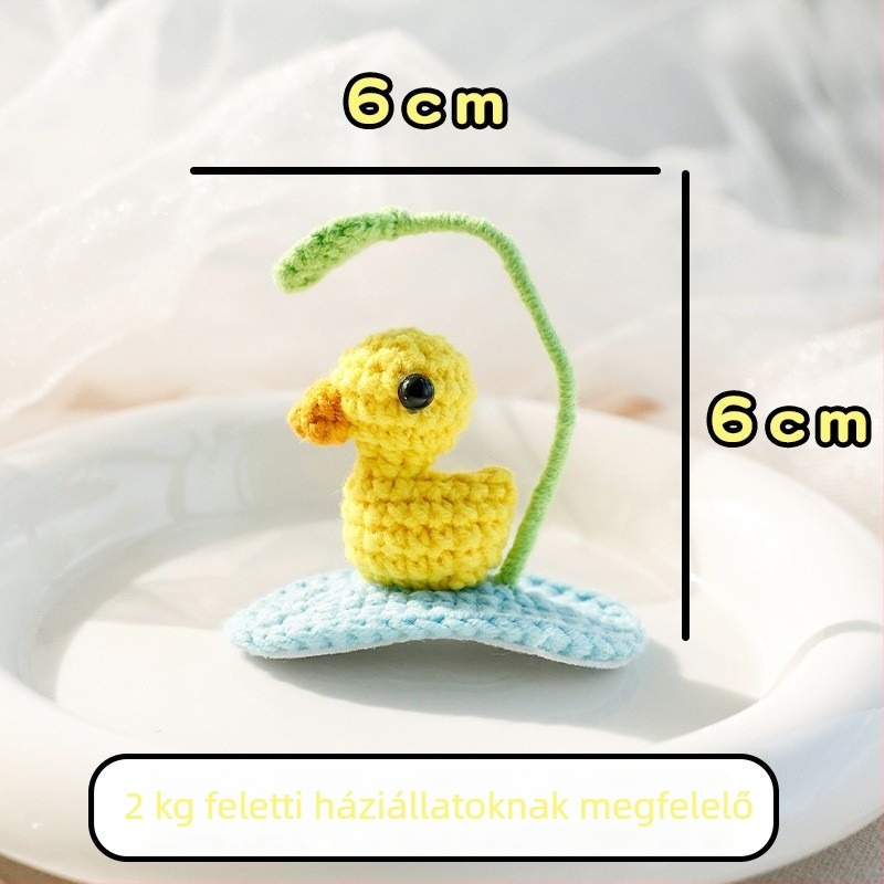 Állatoknak készült hajcsat kötött 3D nyuszifüllel — kutyák és macskák számára, gyapjú anyag, rajzfilm stílus, BB klipsz; Márka: Little one is favored