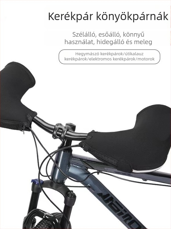 Yi Sheng Téli kerékpáros kesztyű – Diving Fabric, szélálló, vastag, felnőtteknek, uniszex