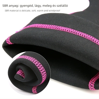 Uniszex merülő zokni középmagasságú csővel a strandra és vízisportokra, csúszásmentes, színes mintázat, 80–90% merülő anyag