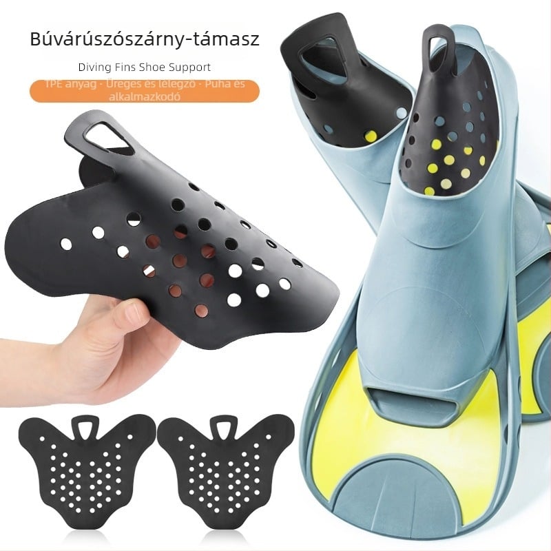 Merülő lábnyújtó – Anti-deformációs támasz, üreges TPE expander, úszóedzéshez