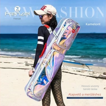 Szabad merülésre szánt hosszú uszonyok tároló táska, uszonytáska, vízálló, könnyű, hátizsák