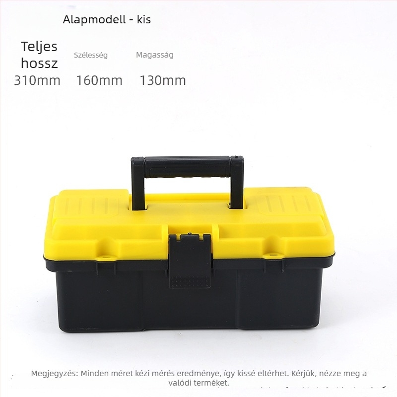 Műanyag szerszámosláda – elektromos karbantartáshoz (Típus: műanyag szerszámosláda; Anyag: műanyag; Stílus: műanyag szerszámosláda; Használat: elektromos karbantartás)