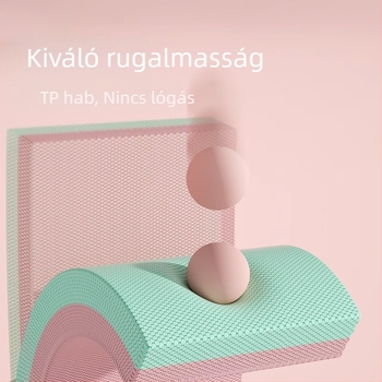 Jóga egyensúly matrac, 8 mm vastagság, térdelő párna, haskerék-edzéshez matrac, puha párna és jóga törölköző