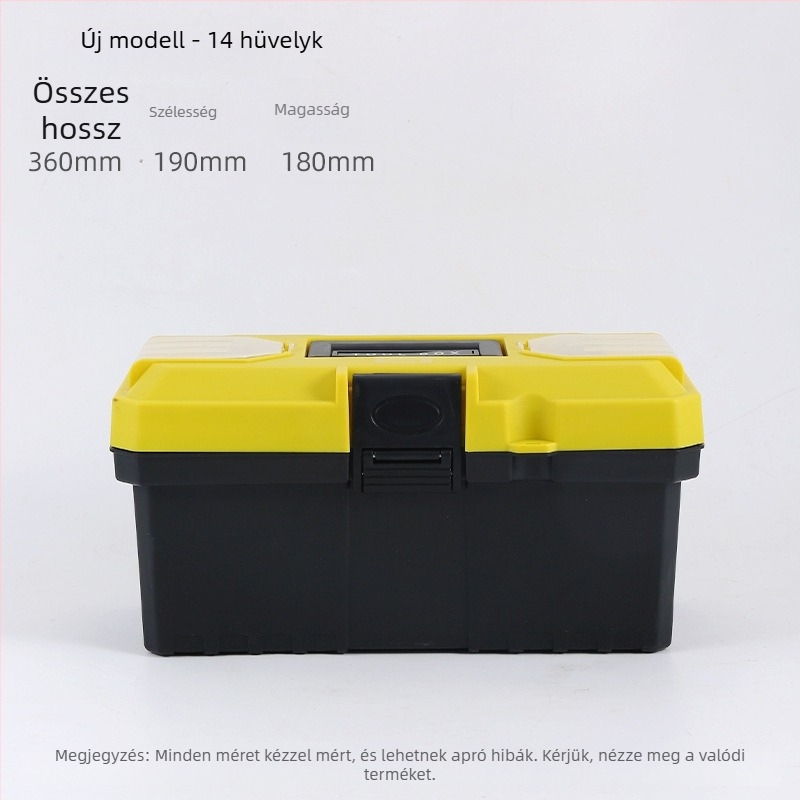 Műanyag szerszámtartó, multifunkcionális, hordozható (Toolbox sorozat)